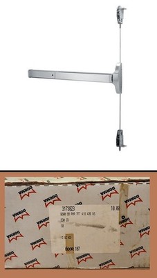 Dorma 9600BB Concealed Vertical Rod Exit Device Panic Bar 630 US32D Narrow RHR ഒ