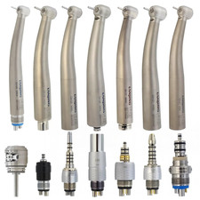 Dental Titanium High Speed Handpiece Fiber Optic Bien Air KaVo NSK LED Coupling