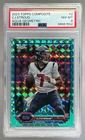 98861552 CJ Stroud 2023 Topps Composite #2 Aqua Geometric Chrome RC /175 PSA 8