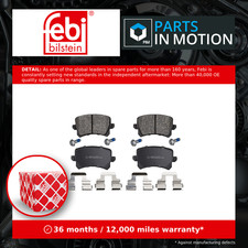 Brake Pads Set fits AUDI Q3 8U Rear 1.4 2.0 2.0D 11 to 18 3C0698451D 3C0698451E