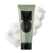 Tea Tree Foam Cleanser – Korean Face Wash with AHA & Hyaluronic Acid for Sensiti