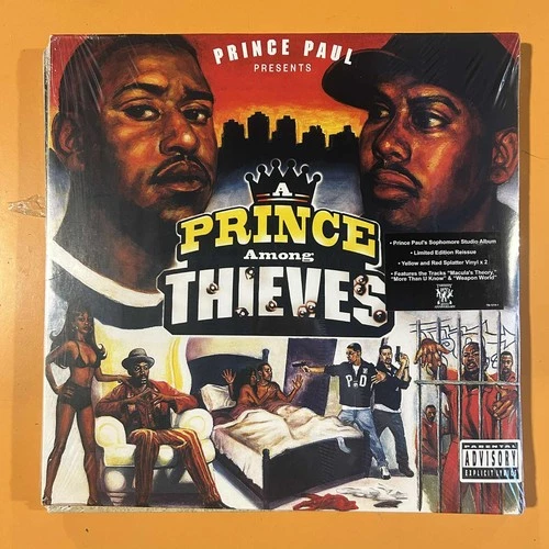 Prince Paul - Prince Among Theives (12" Yellow & Red Splatter) New and Sealed