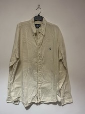 Ralph Lauren Beige Cream Blake Shirt 2XL