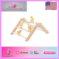 Stable Wooden Chicken Perch - Non-Rotating Roosting Bar for Indoor/Outdoor Fun