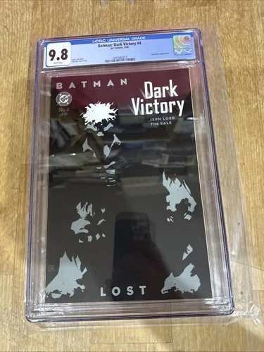 Graded Batman Dark Victory 4 CGC 9.8 Catwoman Appearance 3/2000 DC Comics