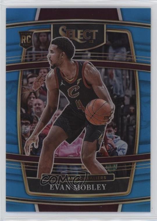 2021 Panini Select Concourse Light Blue Prizm /299 Evan Mobley #5 Rookie RC 0zu6