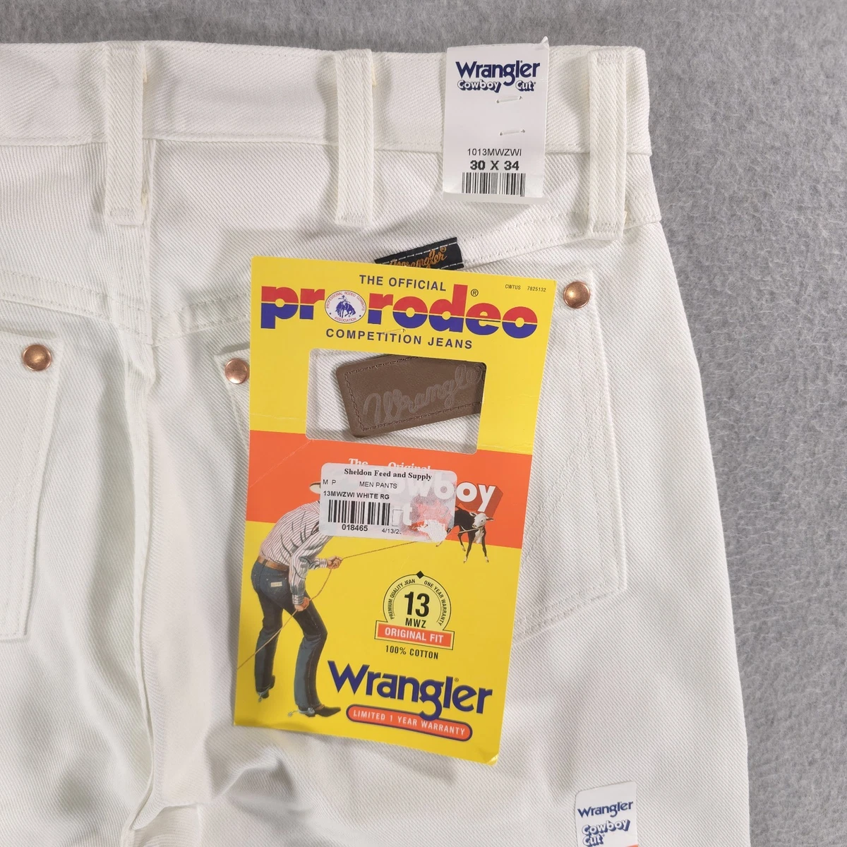 Wrangler White Jeans for Men for sale | eBay