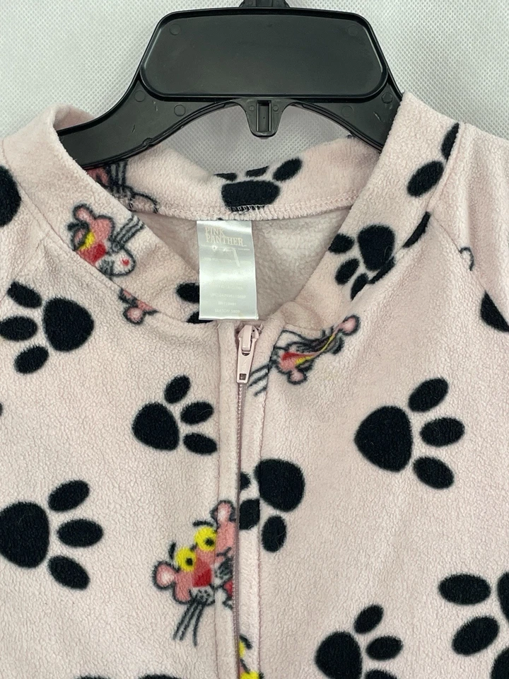 Pijama polar rosa para mujer Pantera pies en jammies talla XL talla XL Foto 2 de 4