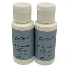 Lot Of 2 GlyMed Plus Accelerator Gel Step 2 Travel Size 1fl oz Each New Sealed