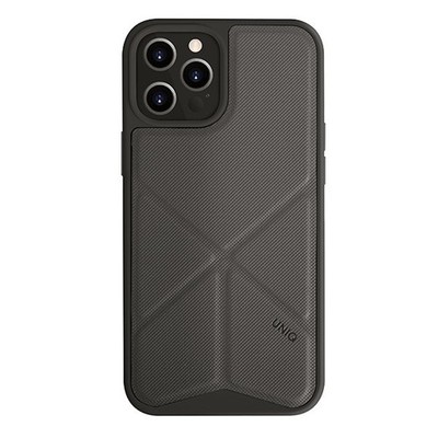 Apple UNIQ Transforma Tasche iPhone 12 Pro Max grau/kohlengrau