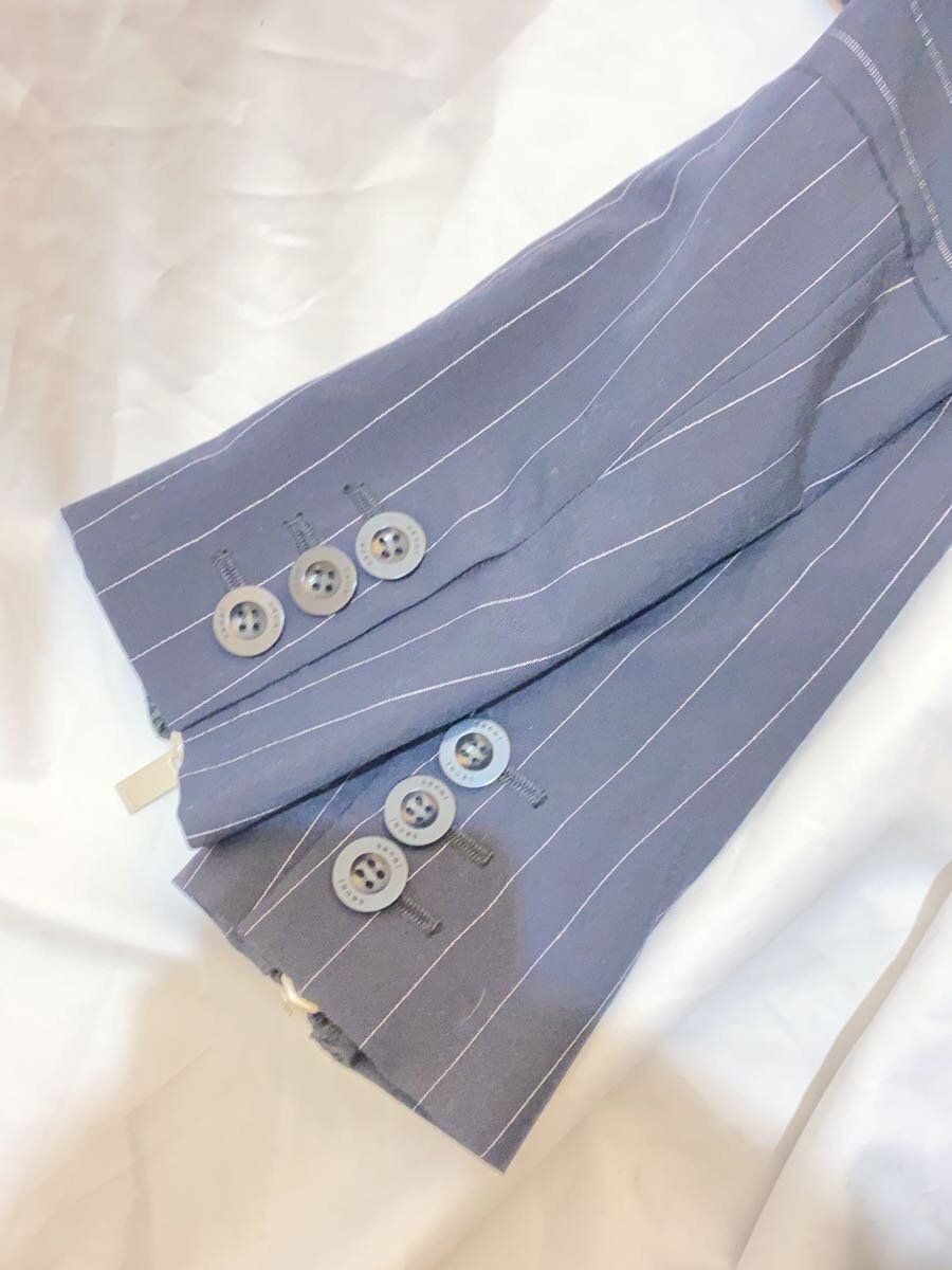 ALTRA Sacai altro cappotto 1 lana righe nere 20 05011