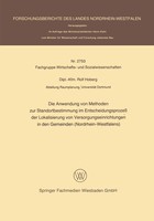 Rolf Hoberg | Die Anwendung Von Methoden Zur Standortbestimmung Im...