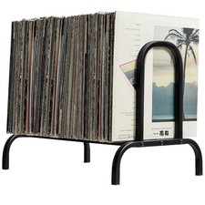 Premium Vinyl Record Storage  Vinyl Record Storage Holder,Fits 110 Albums/LPs,...