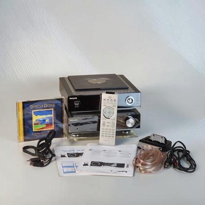 NEAR MINT Philips MCM 704D Micro Audio System USB Cd Player Amplifier TESTED
