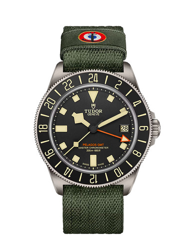 Tudor Pelagos FXD GMT Marine Nationale Black Dial Titanium M2542G267NU-0002
