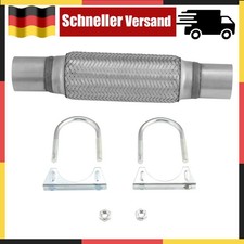 G, 45 x Astra Flexrohr 200mm Tigra Opel Corsa, für Tunnu H, Edelstahl Vorderrohr