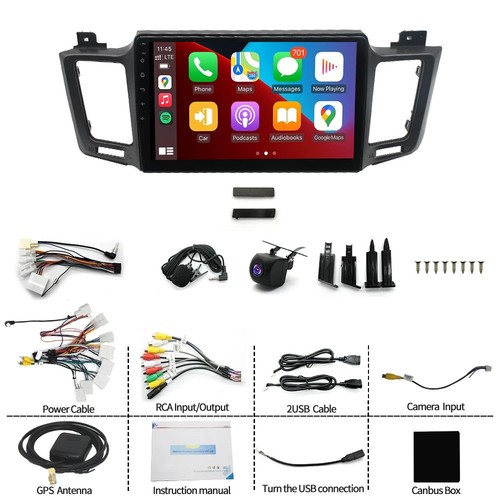 4+64G Android 15 For 2013-2018 Toyota RAV4 8 Core Car Stereo Radio Carplay GPS - Picture 22 of 23