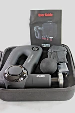 Tzumi FitRx Pro Massage Gun With Carrying Case & Accessories