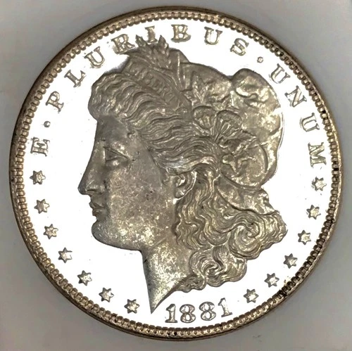 1881 P MORGAN ULTRA CAMEO DMPL! UDM$ 30+IN MIRRORS! MS++++++WOW COIN NR #64446