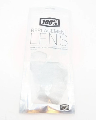 100% Accuri Strata Racecraft Goggle Replacement Lens Silver Mirror 2602-0487