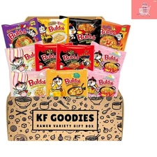 Korean Ramen Variety Pack Gift Box 11 Count – Spicy Buldak Noodle Assortment ...