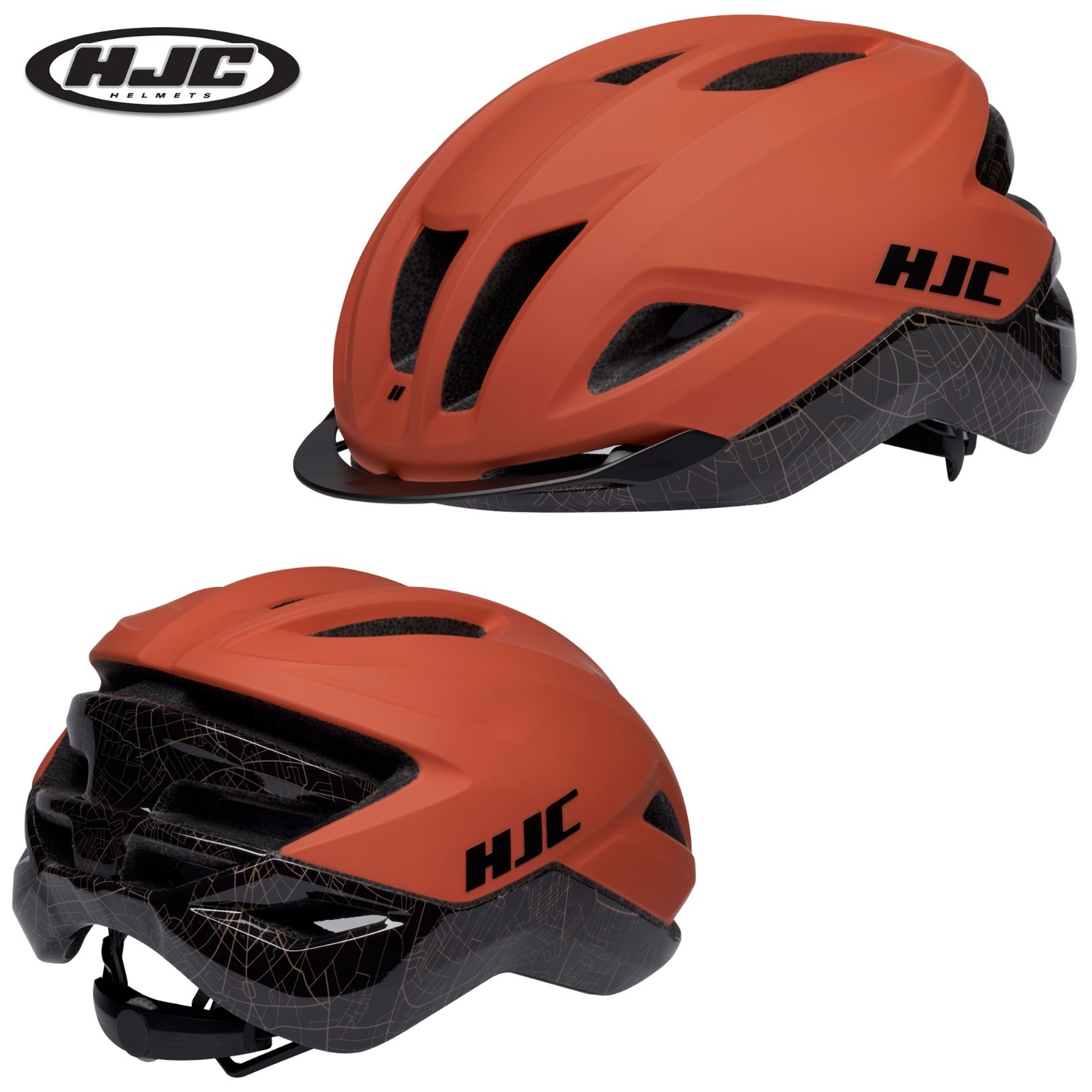Casco de bicicleta ligero de ciclismo avanzado HJC Crosser para bicicleta de carretera y montaña