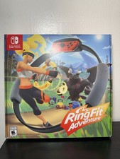 Nintendo Switch Ring Fit Adventure Complete Ring-Con Leg Strap And The Game