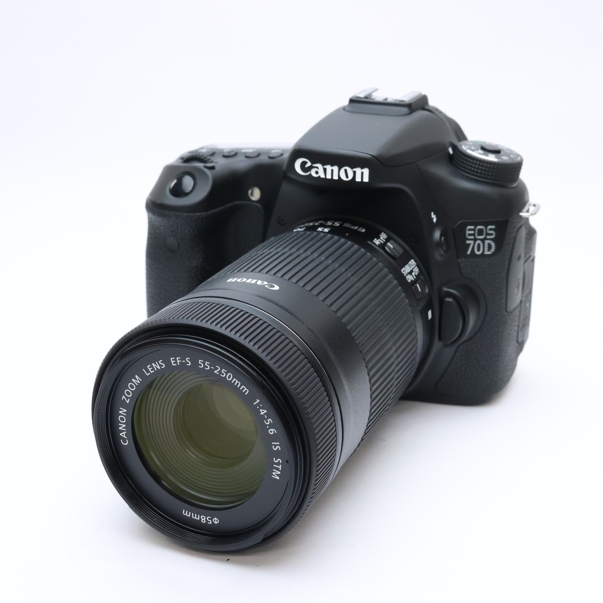 Canon EOS 70D + EF-S18-55 IS STM + EF-S55-250 IS STM Lens Kit #72