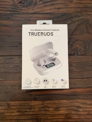 True Buds Air Wireless Headphones White And Silver