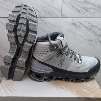 On Cloudrock 2 Glacier Eclipse Waterproof Women's Size 6.5 Hiking Boots Shoes