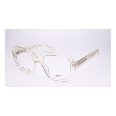 Heyelander Brille Herren Damen  Gelb Rechteckig imogen in crystal light grey Kun