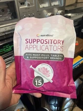 NutraBlast Disposable Vaginal Suppository Applicators - Fits Most - 15 Pack