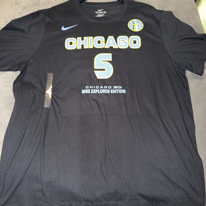 NIKE MENS CHICAGO SKY ANGEL REESE NIKE EXPLORER EDITION  TEE SHIRT XL WNBA