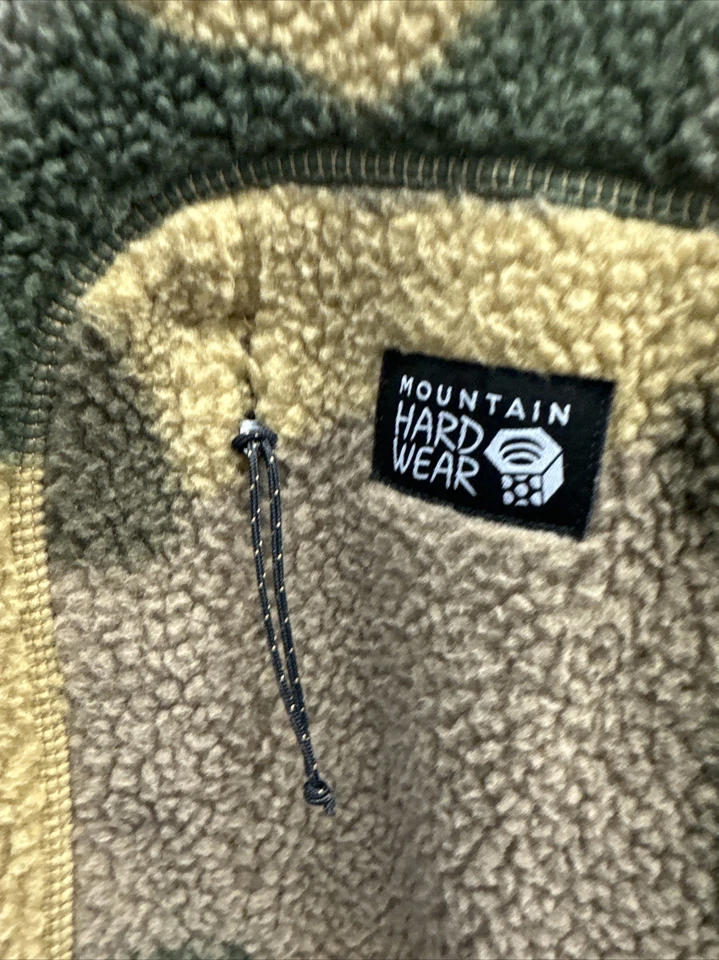 Pullover polar Mountain Hardwear HiCamp para hombre grande verde tostado camuflaje 1/2 cremallera nuevo Foto 3 de 4