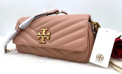 ☆人気☆【Tory Burch】☆KIRA CHEVRON SMALL FLAP SHOULDER☆ Small Kira Chevron Flap Shoulder Bag: Women's Designer