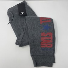 Converse Boys MEDIUM Jogger Fleece Pants Charcoal Heather