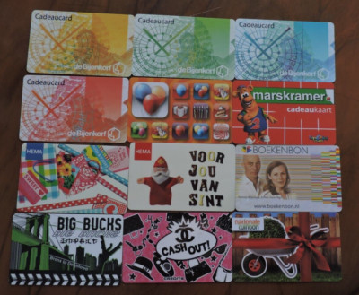 12 VERSCHIEDENE HOLLÄNDISCHE/HOLLAND GESCHENKKARTEN.  SAMMLERSTÜCK. KEIN WERT. LOT 2