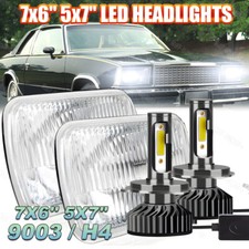 For Chevy Malibu 1978-1981 El Camino Pair 5x7 7x6led Headlights Hilo Beam Dot For Chevy Malibu 1978-1981 El Camino Pair 5x7 7x6led Headlights Hilo Beam Dot