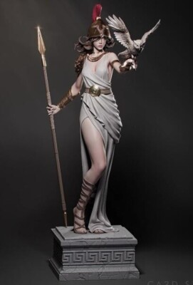 1/24 Resin Athena Goddess of War Wisdom Unassembled Unpainted 2761