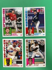 2019 TOPPS UPDATE 1984 OVERSIZE BOX LOADER LOT (4) YELICH, KABOOM, MAYS