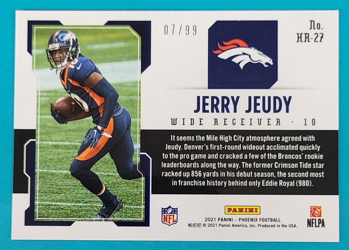 PANINI NFLカード PHOENIX JERRY JEUDY BRONCOS 16/25 #RR-JJ 送料無料 中古 IT2 楽天市場】【中古】 PANINI NFLカード PHOENIX JERRY JEUDY
