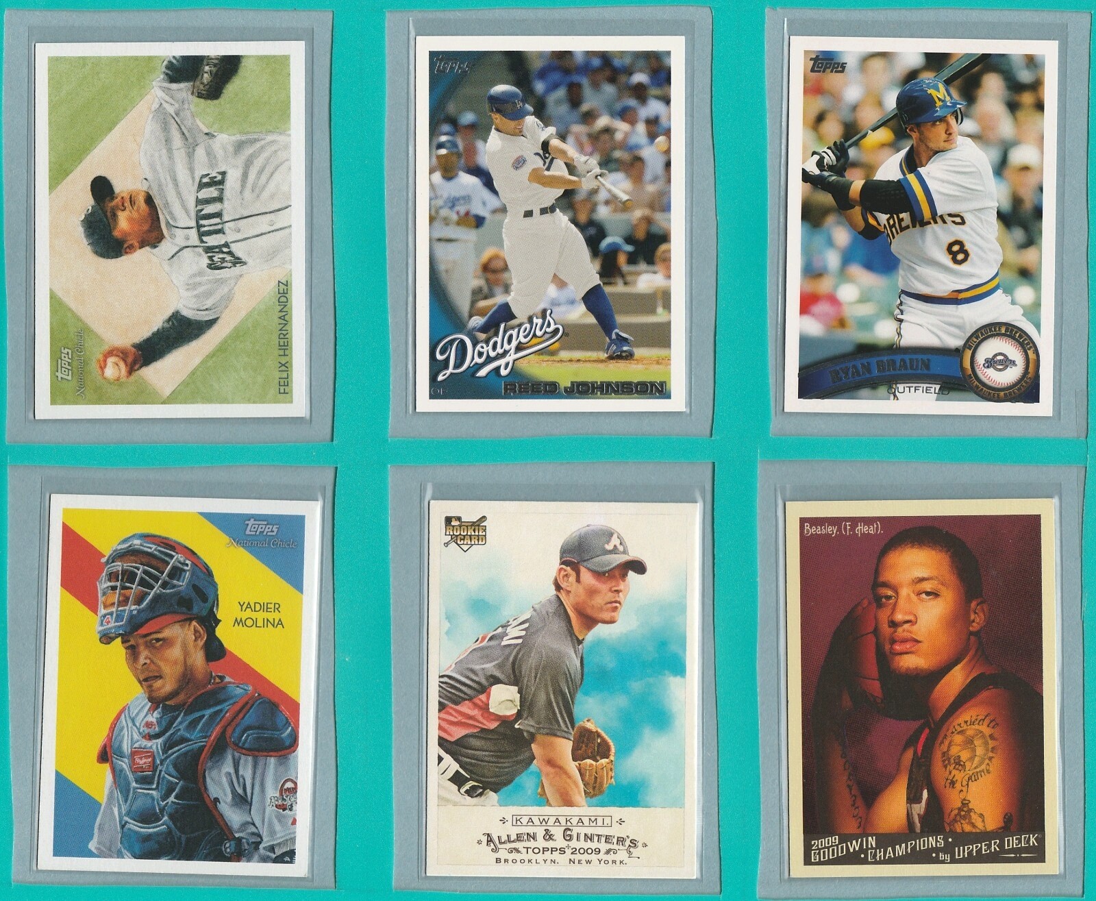 2010 Topps Update Reed Johnson #US-128 Los Angeles Dodgers