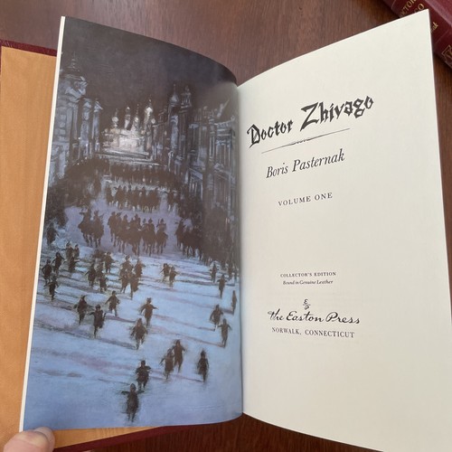 2V Easton Press DOCTOR ZHIVAGO Collectors LIMITED Edition RUSSIAN REVOLUTION - Picture 4 of 6