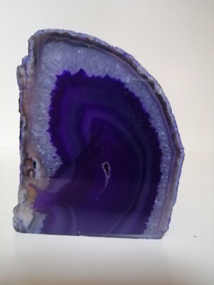 Achat Geode, Mandel, Brasilien,  lila-töne, 9 h x 7,5 b x 7 t cm, 616 g,Neu!!!