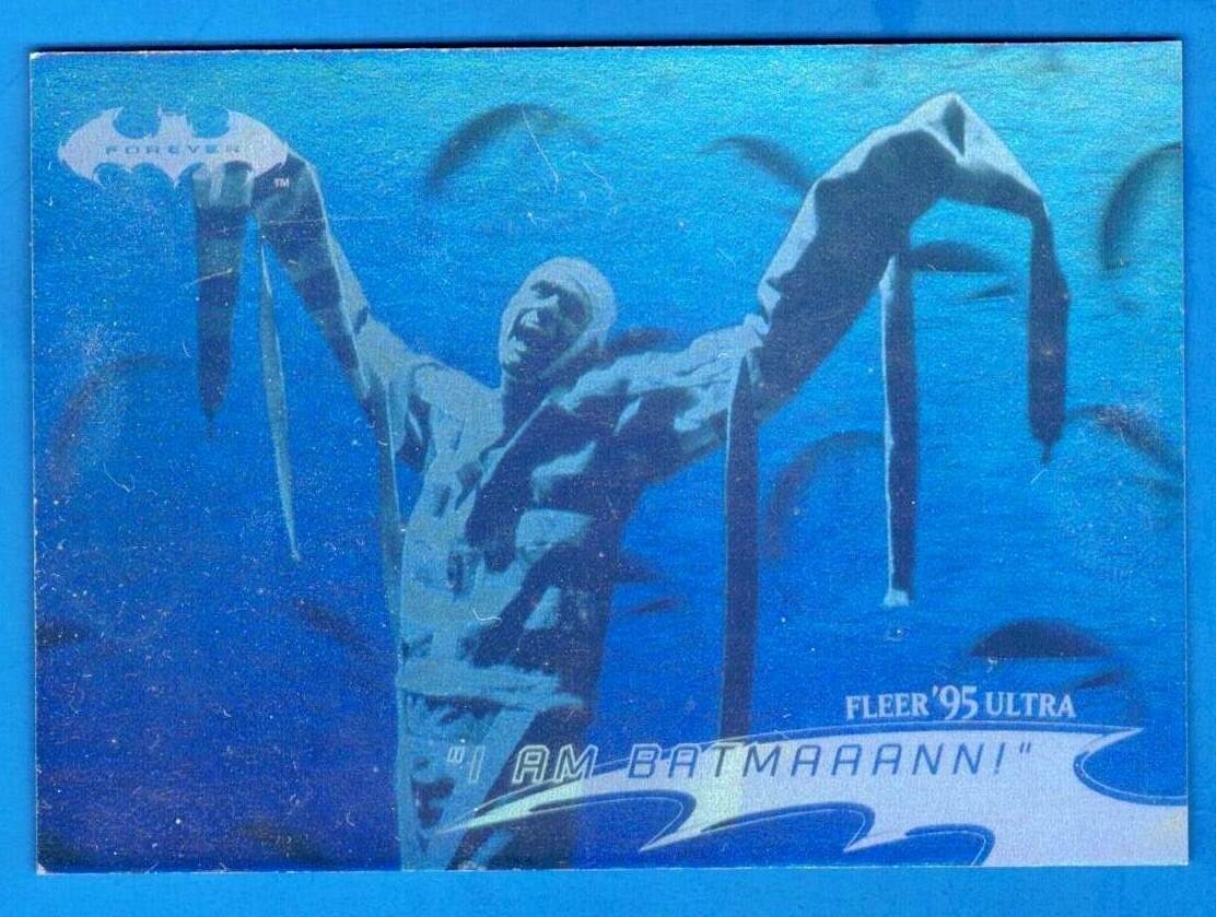1995 Fleer Ultra Batman Forever Hologram # 36 Ed Nygma  (ex-mt)