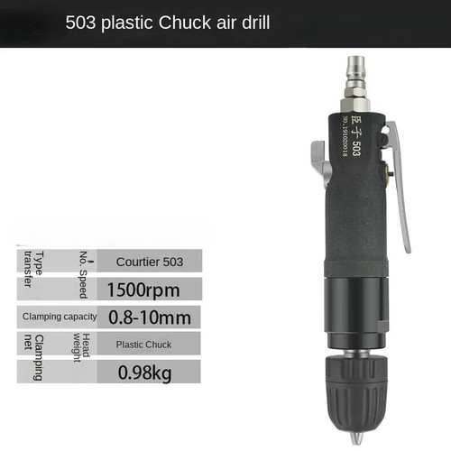 3/8 Straight Pneumatic Drill Speed Control Forward and Reverse Air Drill 10mm - Picture 16 of 16
