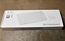 K03 Wireless Keyboard and Mouse Combo, Compac Quiet 2.4G Ultra-Thin Sleek Design