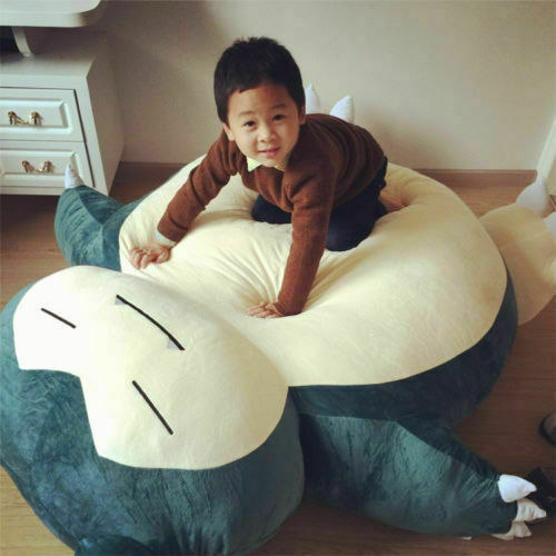 59 Pokemon Huge Snorlax Stuffed Plush Kabigon Doll Carpet Filled Bed Xmas Gift For Sale Online Ebay