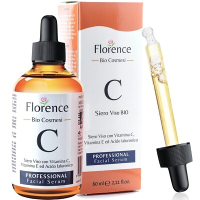 60ml Bio Hyaluron Serum mit Vitamin C, E. Hochkonzentriert Anti-Falten,