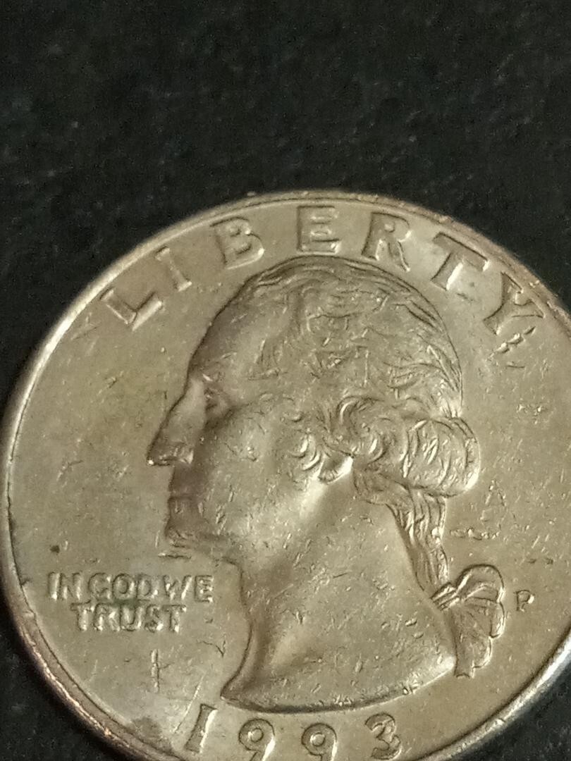 1993 Quarter P Mint mark VERY RARE DIE CHIP NOSE ERROR ON DDO | eBay